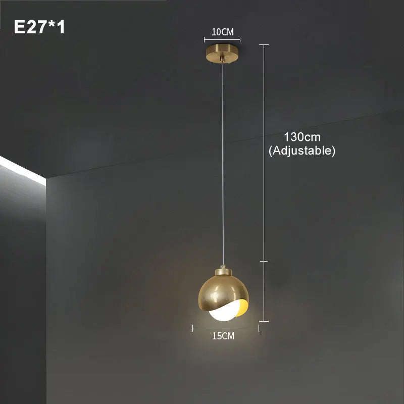 Nordic Luxury Crystal LED Chandelier Double Head Long Line Hanging Lamp For Home Decor Restaurant Bar Bedroom Pendant Lights