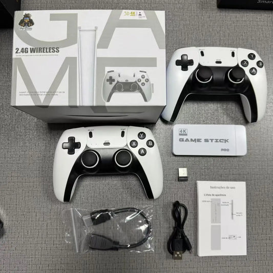 4K TV Game Stick M15 Video Game Console Built-in 40000+/50000 Games 128G Handheld Game Player Wireless Controller Retro Gamepad