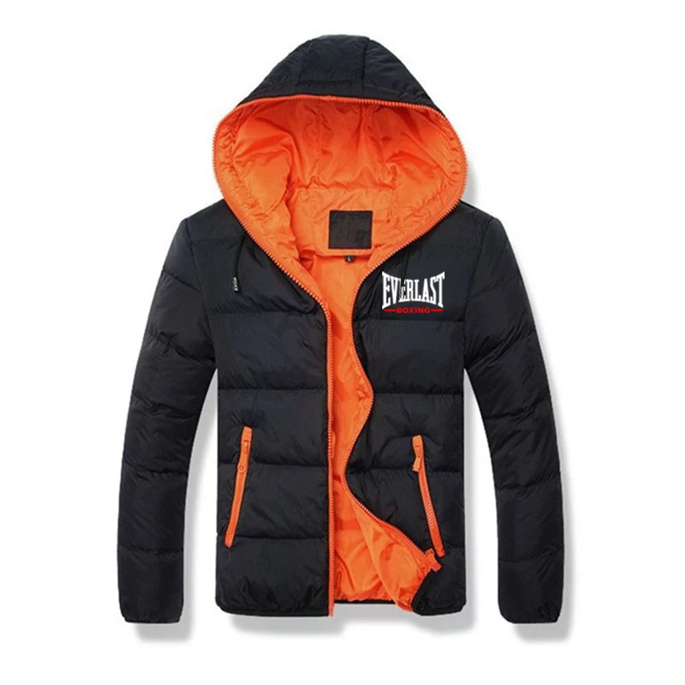 Everlast Autumn And Winter 2025 Men's New Six-color Cotton-padded Warm Jackets Zipper Casual Fashion Thicken Coats