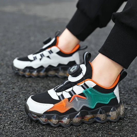 Children's Sport Shoes Boys' Fashion Running Leisure Mesh Comforthable Outdoor Kids Shoes Casual Tennis Light Sneakers Tennis