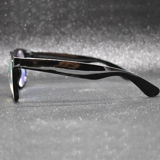 Trendy Square Party Sunglasses Women Men Fashion EDM Light Diffraction Futuristic Rave Festival Sun Glasses Psychedelic Prism