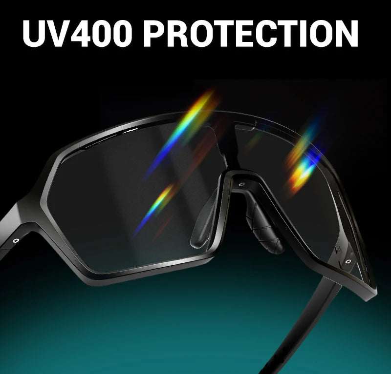 SCVCN New Photochromic Sunglasses MTB Cycling Glasses Outdoor Sports Running Drving Goggles UV400 Protection Bike Eyewear