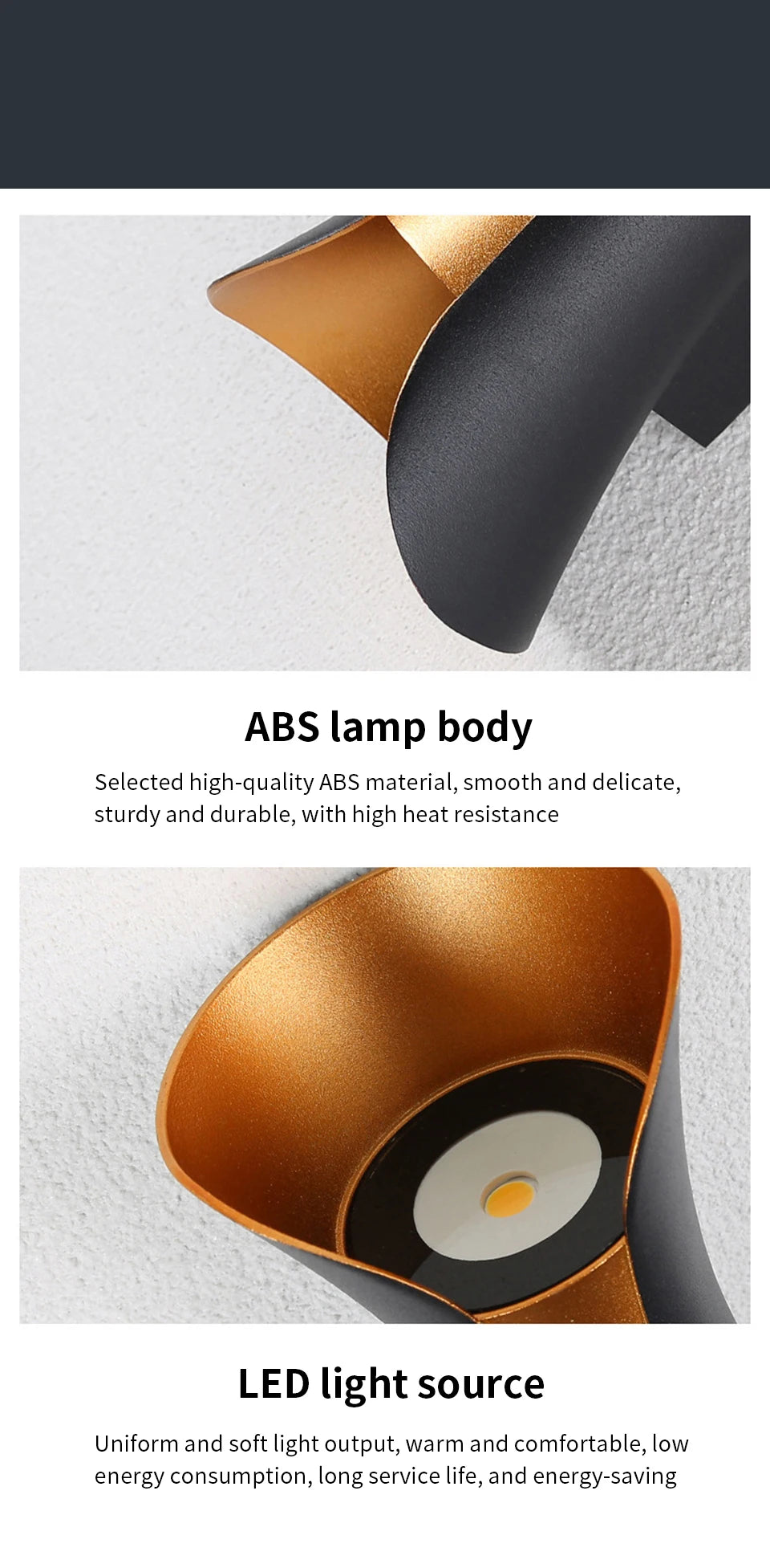 LED Wall Lamp Light 10W 85-265V Cold White Warm White ABS Material Waterproof Rainproof Modern Minimalist Style Home Outdoor