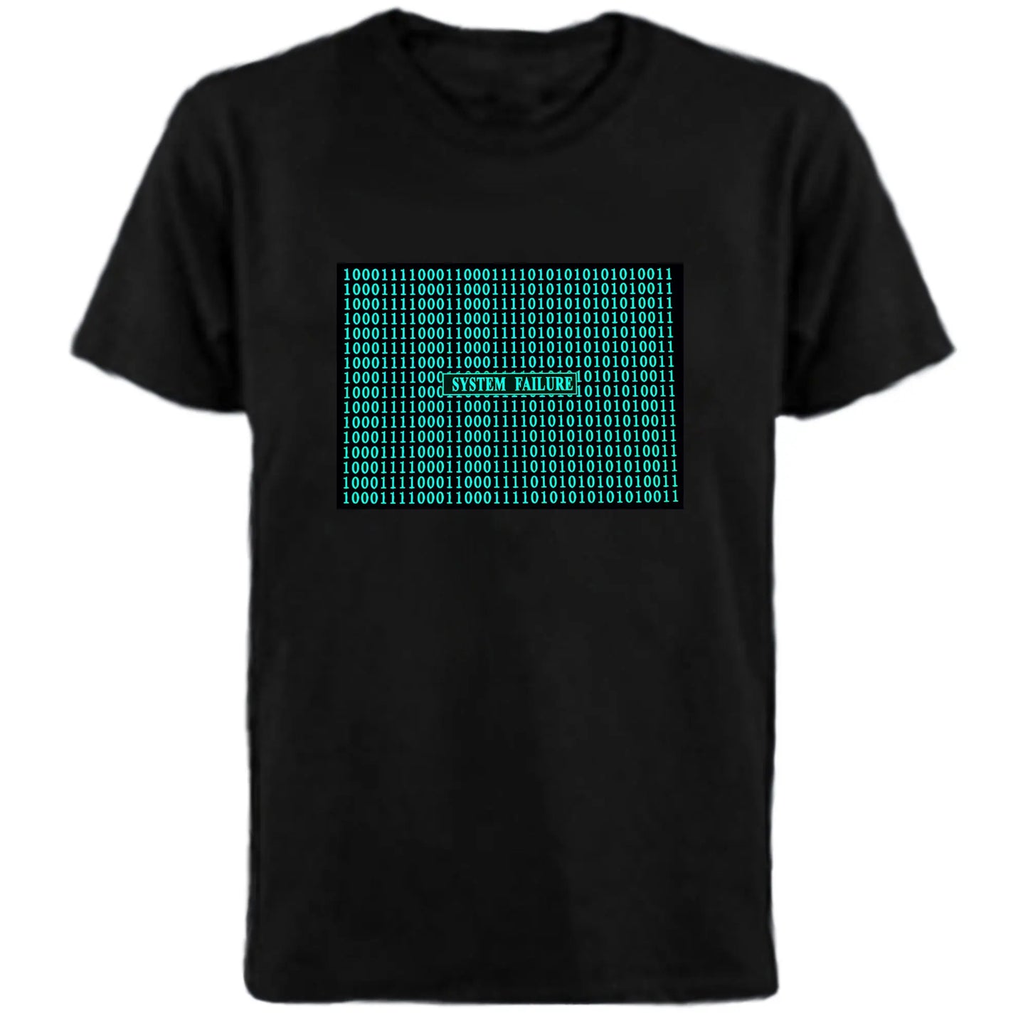 Popular Sound Active Equalizer El T-shirt Equalizer Light Up Down Led Tshirt Flashing Music Activated Led T Shirts Men Women Tee