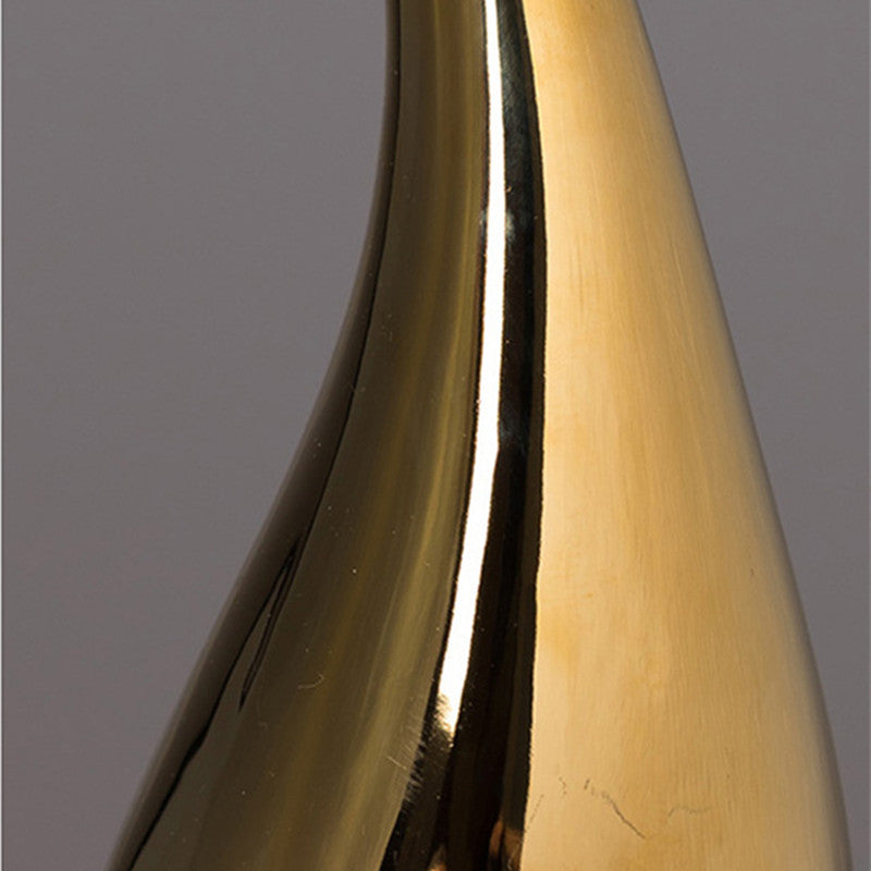 Ceramic Electroplating Ornaments Nordic Ins Cabinet Decorations Home Porcelain Deer/Swan Family Apple Shape Figurines