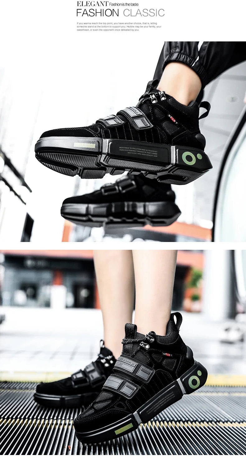 Men Sneakers Outdoor Breathable Thick Sole Running Shoes for Men Sports Shoes Comfortable Couples Sneaker Size 36-45 Zapatillas