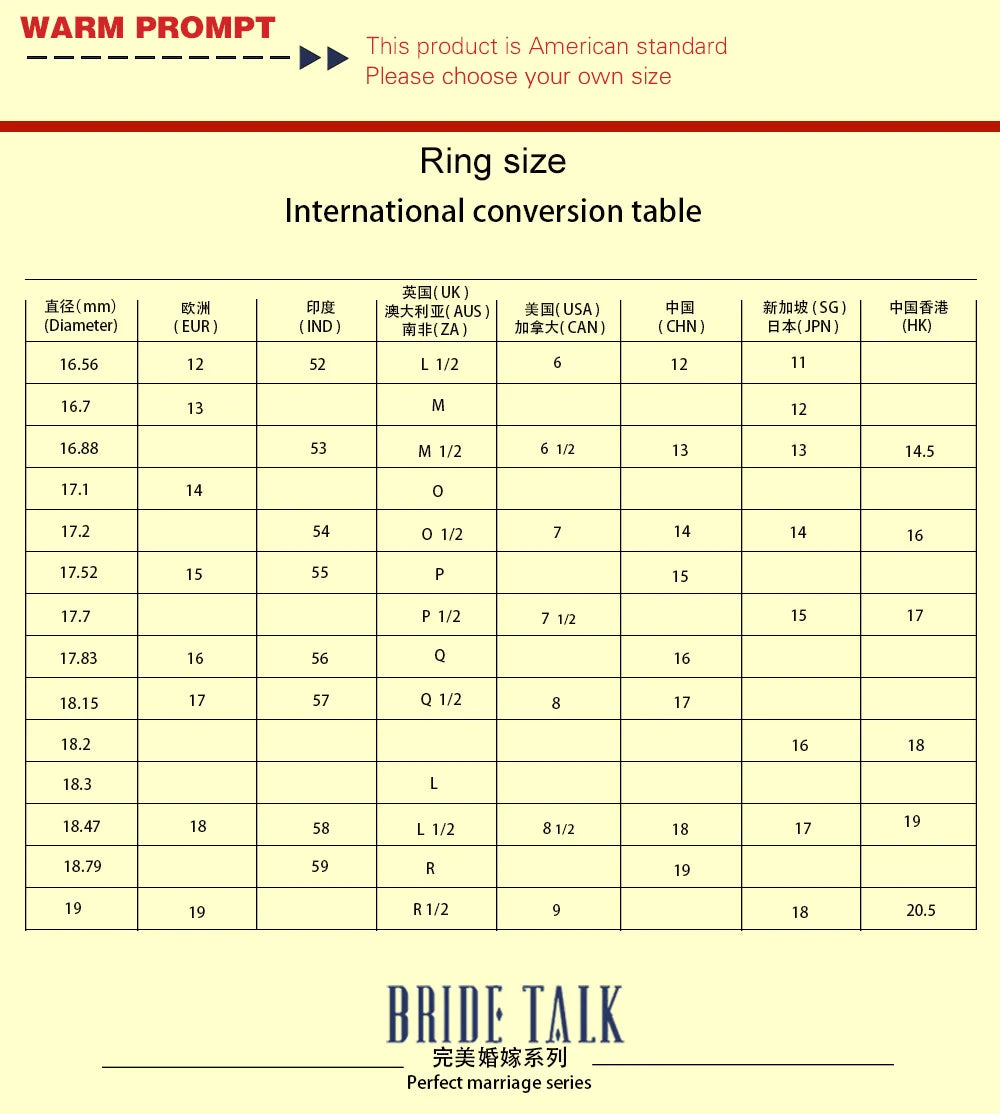 Bride Talk Big Ring Luxury Conch Design Zirconia Stones 2021 Women Wedding Party Jewelry High Quality Jewellery Accessories