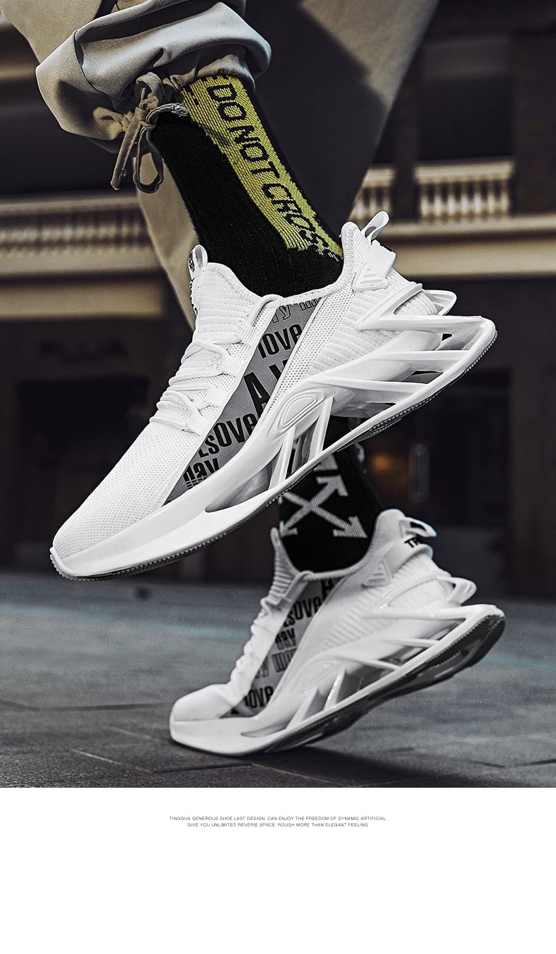 Men shoes Sneakers Male tenis Luxury shoes Mens casual Shoes Trainer Race Breathable Shoes fashion blade running Shoes for men