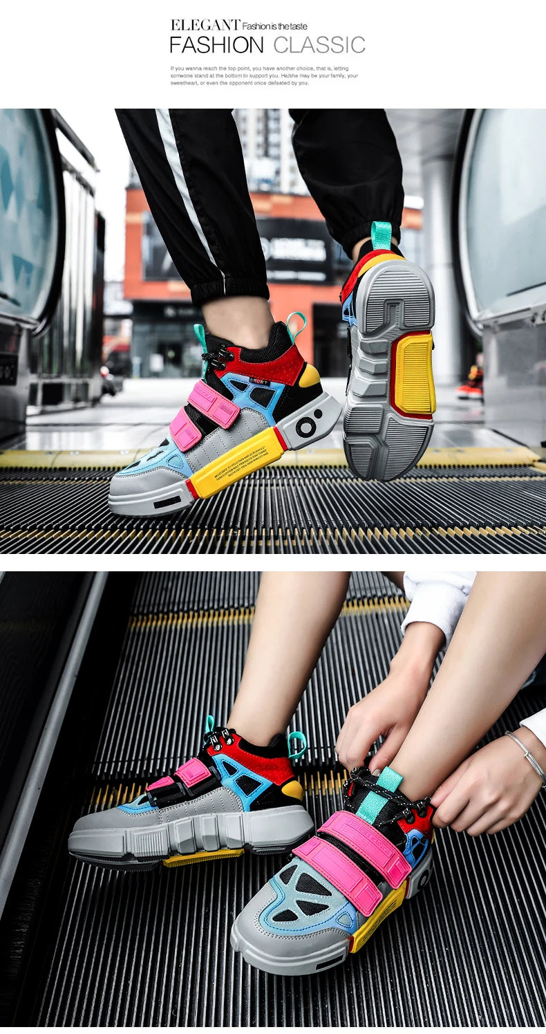 Men Sneakers Outdoor Breathable Thick Sole Running Shoes for Men Sports Shoes Comfortable Couples Sneaker Size 36-45 Zapatillas