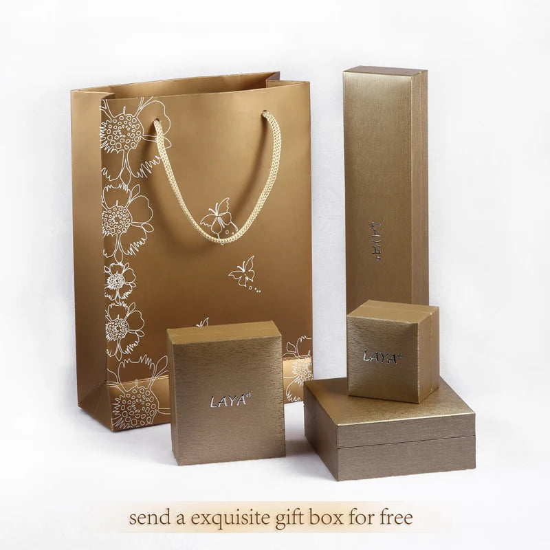 LAYA Blue Sapphire Ring For Men Women Retro Shinning Zircon Synthetic Crystal 925 Sterling Silver Classic Original Jewelry