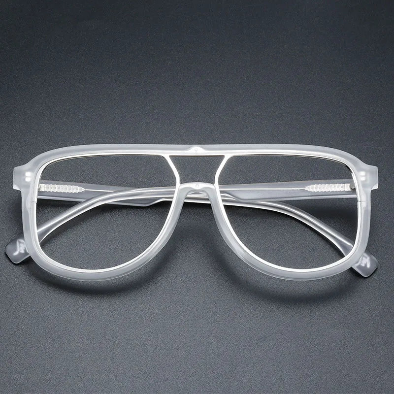 Fashoin Large Frame Anti Blue Light Glasses Frame Men Women Oversized Optical Prescription Eyewear Computer Goggles Eyeglasses