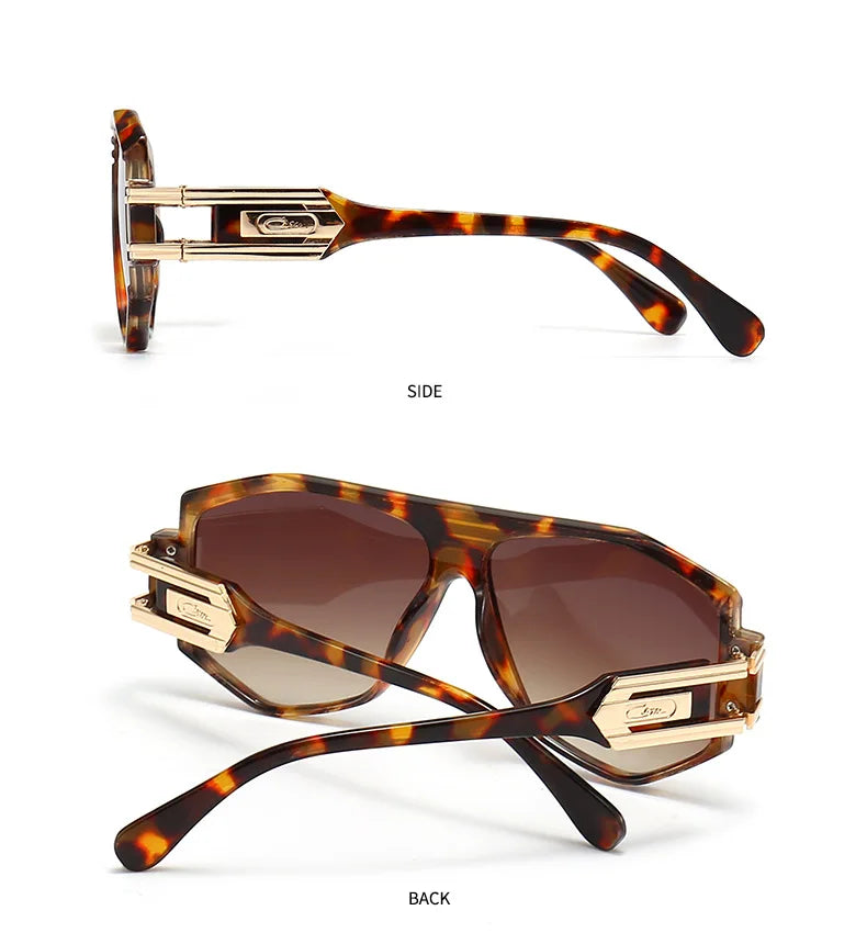 Retro Men's Sunglasses Square Sunglasses For Men Women Cyberpunk Style Glasses Anti Glare UV400 Go To Fishing Travel Driving