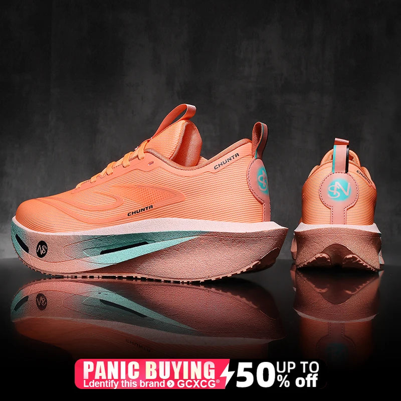 Running Shoes Carbon Board Speciality Marathon Men Sports Breathable Lightweight Women's Comfortable Athletic Nonskid Sneakers