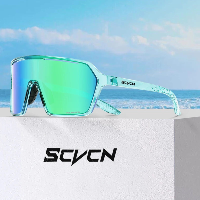 Scvcn Color Photochromic Sunglasses Cycling Glasses Sports for Men Mountain Bike Road Bicycle Fashion Eyewear Goggles UV400 MTB