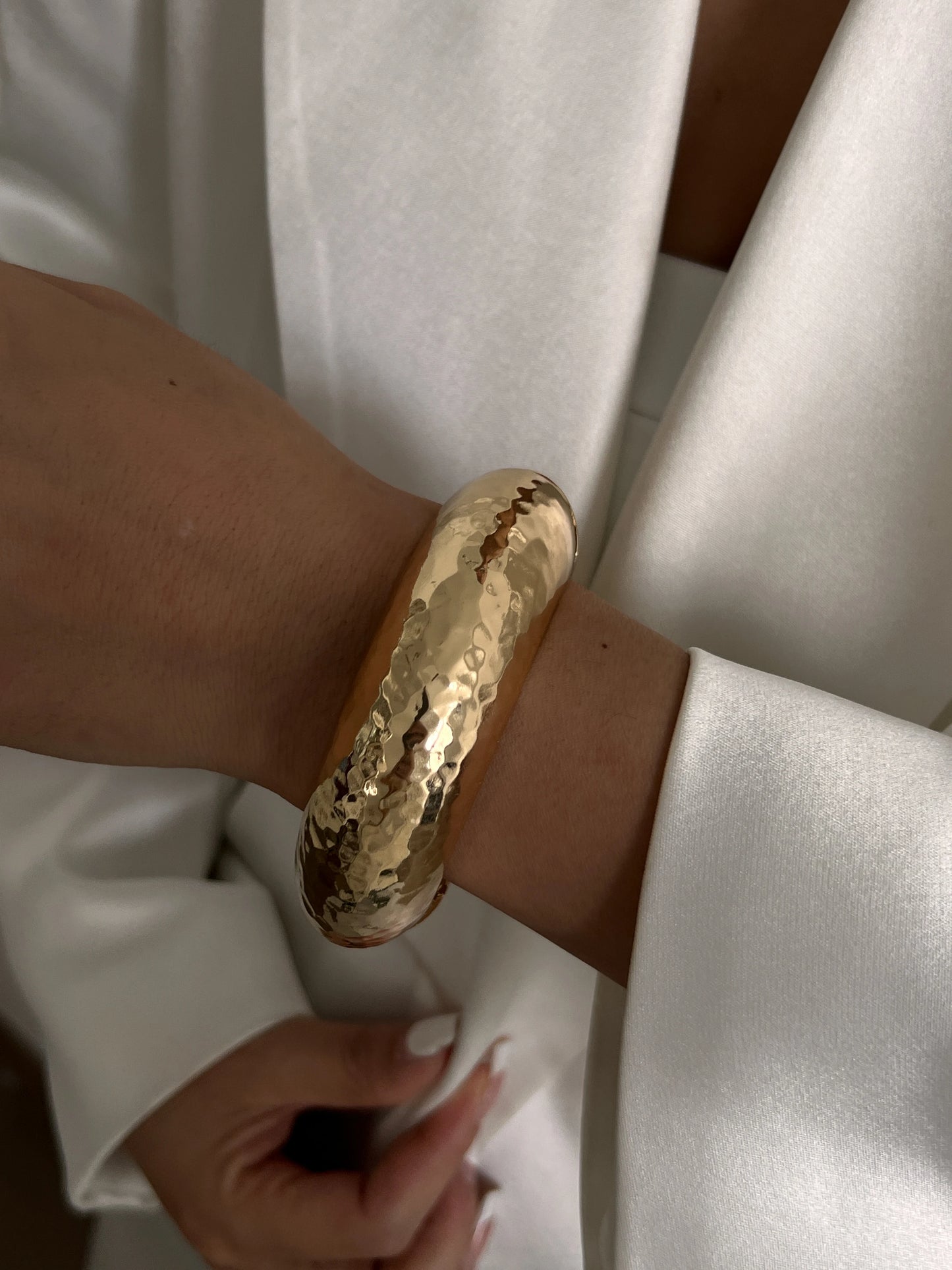 Ingemark 3 Style Creative Big Imitation Pearl Cuff Bracelet Women Trend 2025 Punk Heavy Metal Chunky Spring Bangle Steampunk Men