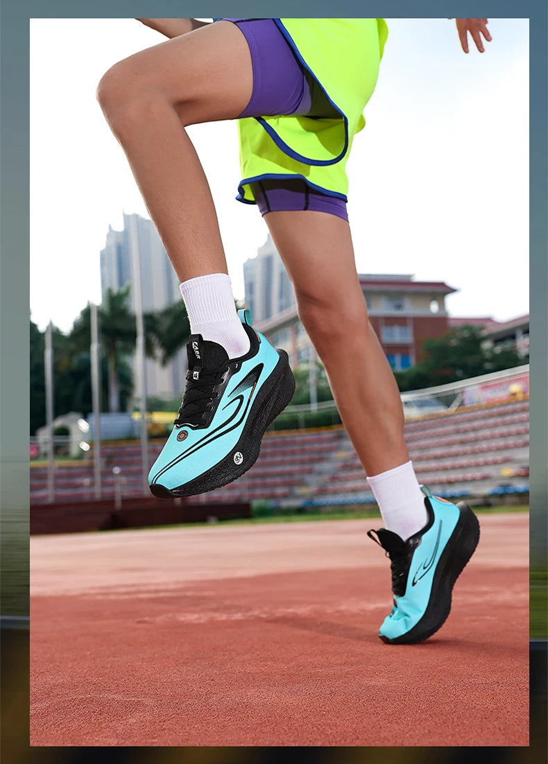 Running Shoes Carbon Board Speciality Marathon Men Sports Breathable Lightweight Women's Comfortable Athletic Nonskid Sneakers