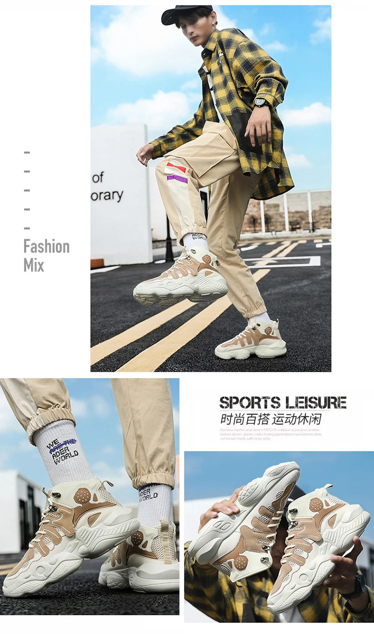 2025 New Comfortable Casual New Leather Casual Shoes for Men37-45High-quality Couple's Sports Shoes