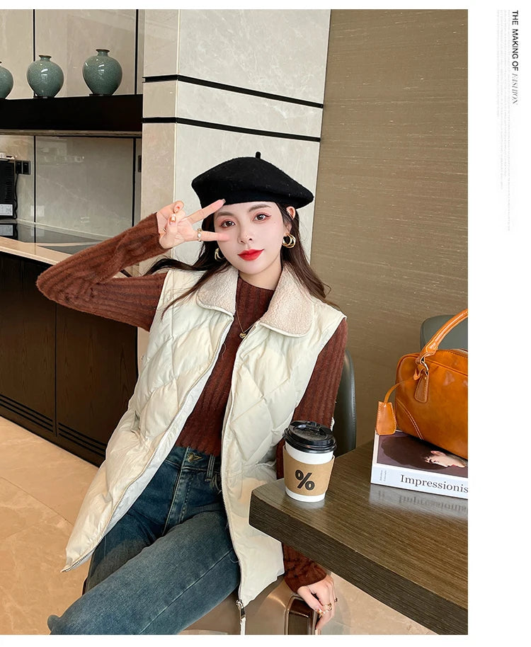 2025 Knitted Pullover Thick Warm Turtleneck Sweater Women Tops Lined Sweater Autumn Winter Streetwear Jersey Knitwear Jumper