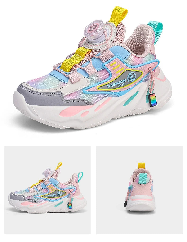 New Arrival Spring Autumn Children Running Shoes Non-slip For Boys Girls Brand Leather Comfort Kids Lightweight Fashion Sneakers