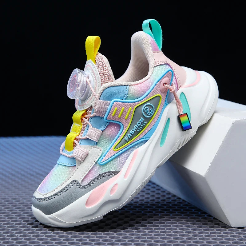 New Arrival Spring Autumn Children Running Shoes Non-slip For Boys Girls Brand Leather Comfort Kids Lightweight Fashion Sneakers