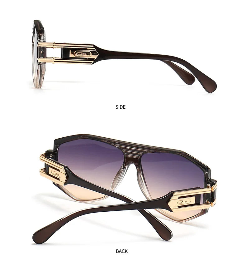 Retro Men's Sunglasses Square Sunglasses For Men Women Cyberpunk Style Glasses Anti Glare UV400 Go To Fishing Travel Driving