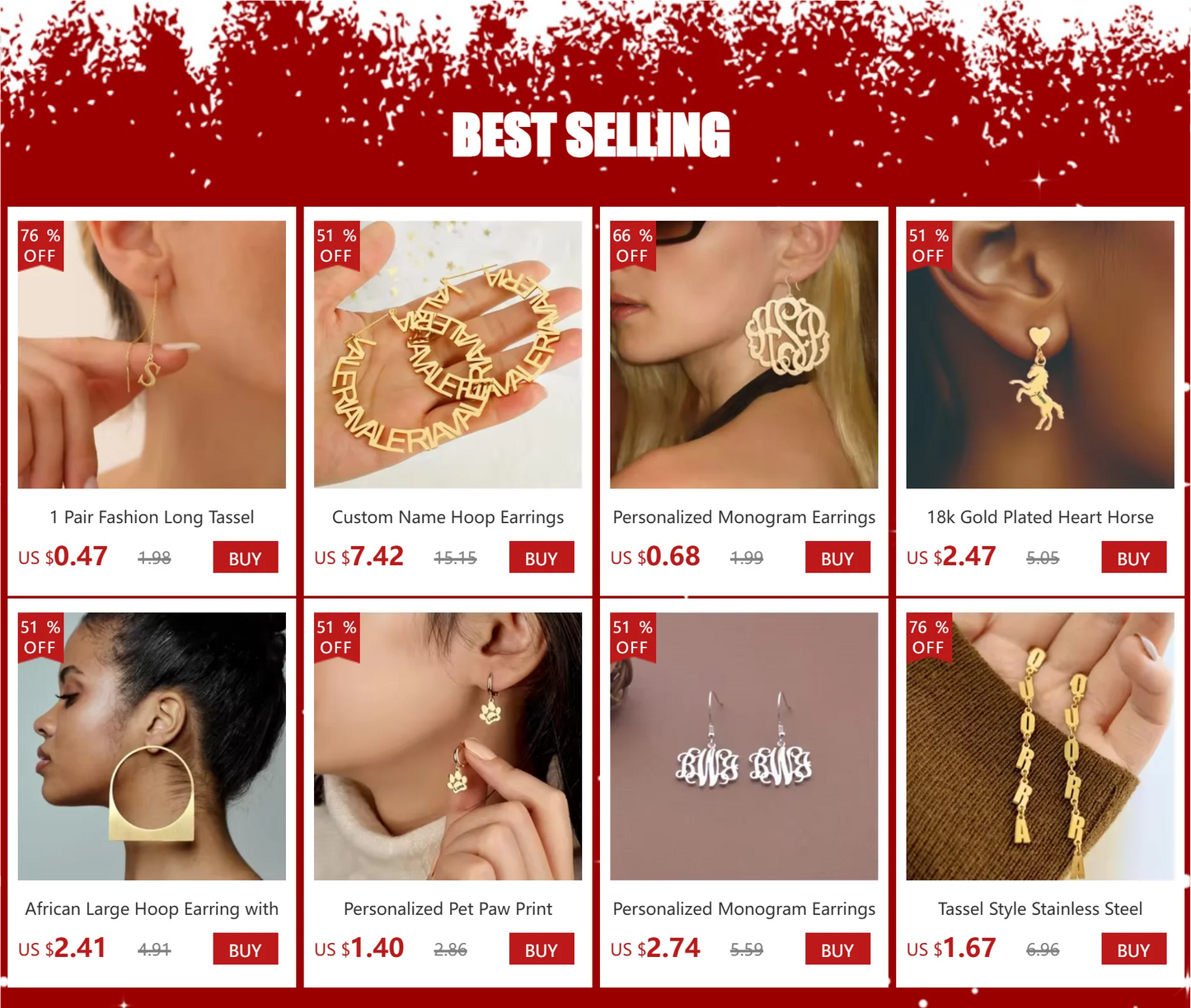 African Large Hoop Earring with Custom Name Middle East Dubai 18K Gold Plated Stainless Steel Earrings Women Jewelry Handmade