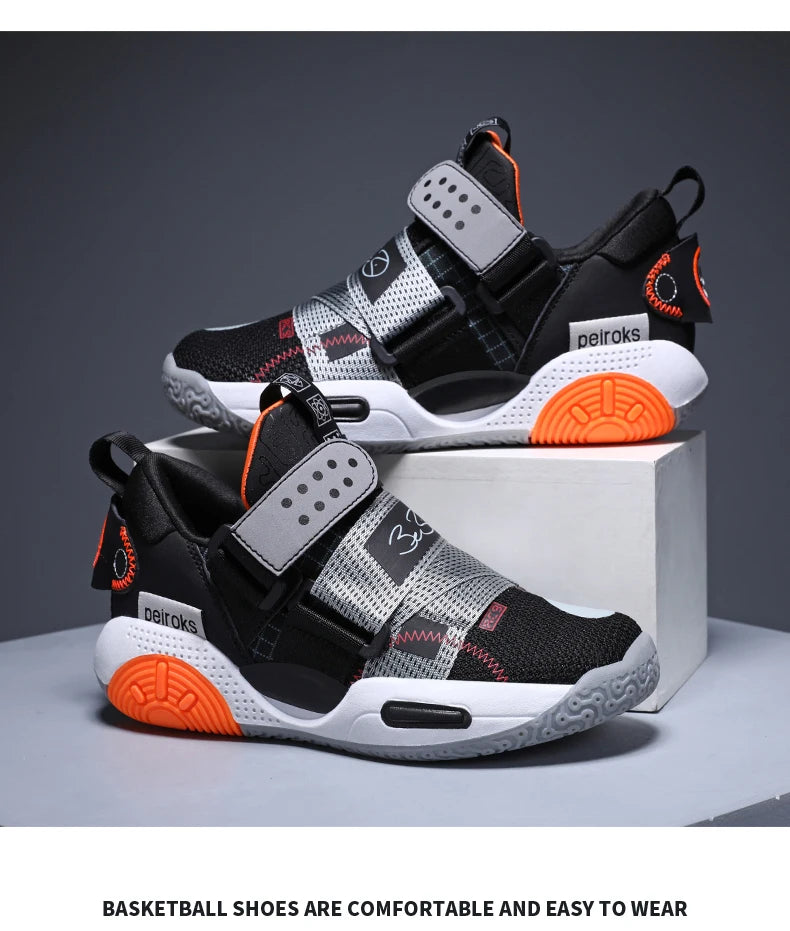 New Brand Children's Basketball Shoes For Boys Girls Non-slip Kids Sport Shoes Lightweight Outdoor Sneakers Trainers Footwear