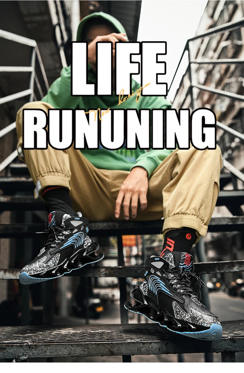 Men shoes Sneakers Male Luxury shoes Mens trend casual Shoes Trainer Race Breathable Shoes tenagers fashion blade running shoes