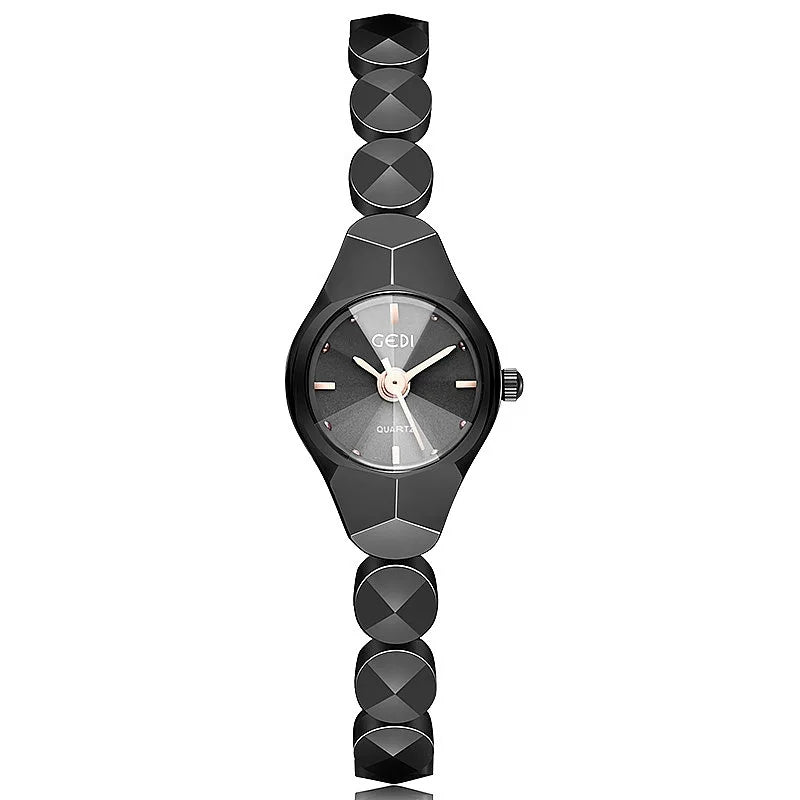 Blue Women Watch Light Luxury Trendy Fashion Metal Bracelet Watches Blue Waterproof Ladies Fashion Quartz Clock Wristwatches