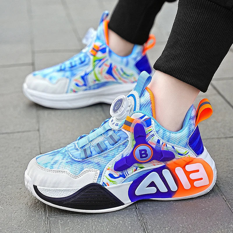 Children's Sports Shoes Flat Outdoor Sports Lightweight Casual Footwear Wear-resistant Comfortable Running Shoes for Kids