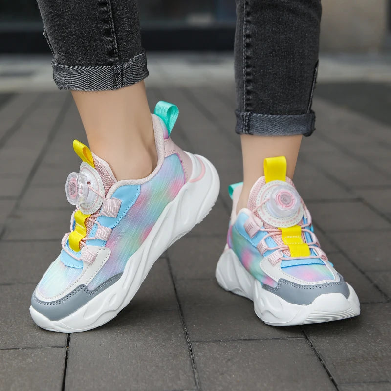 New Arrival Spring Autumn Children Running Shoes Non-slip For Boys Girls Brand Leather Comfort Kids Lightweight Fashion Sneakers