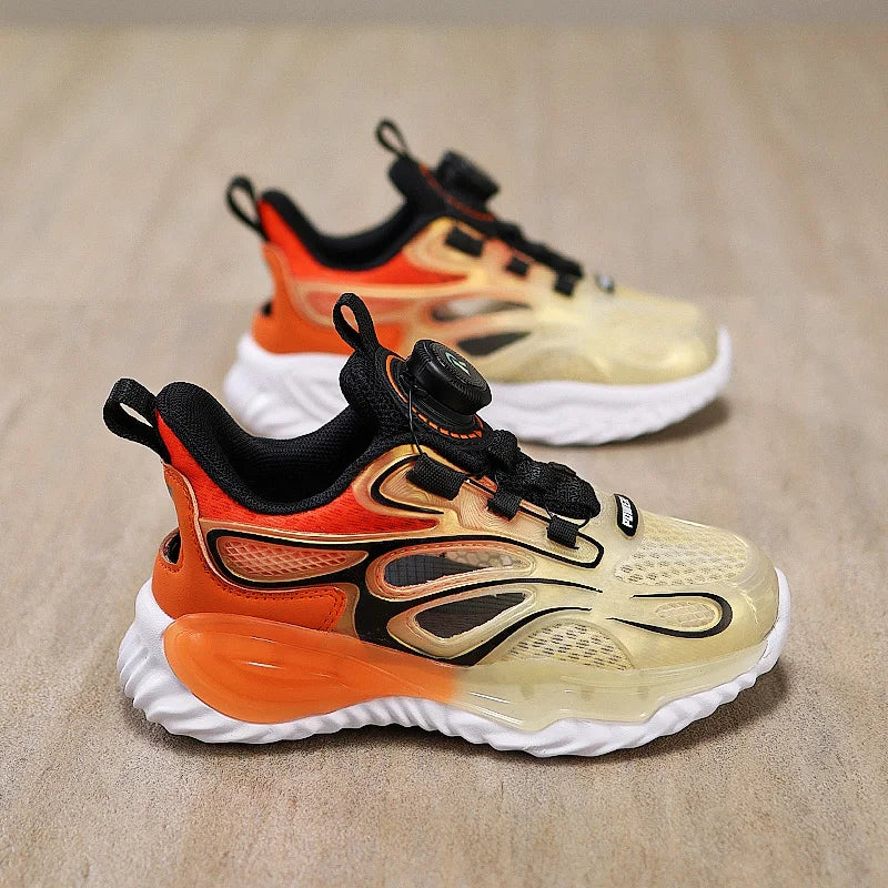 Childrens Running Shoes for Girls Breathable Mesh Soft Anti Slip Wear-resistant Sneakers Trendy Casual Sports Shoes for Kids