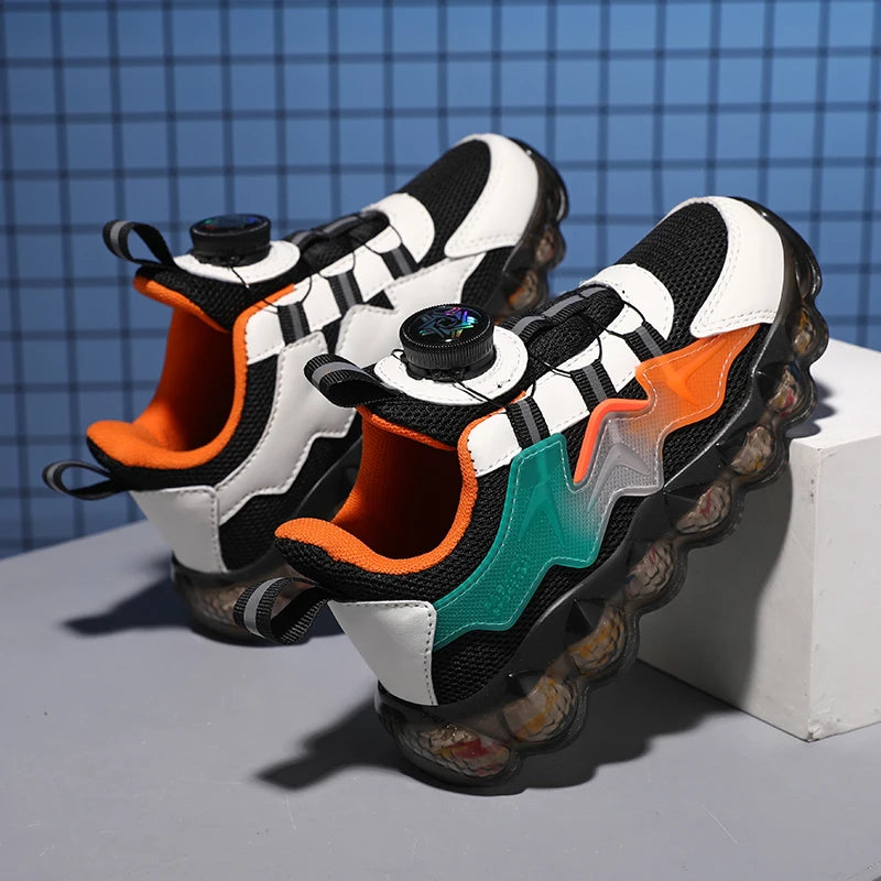 Children's Sport Shoes Boys' Fashion Running Leisure Mesh Comforthable Outdoor Kids Shoes Casual Tennis Light Sneakers Tennis