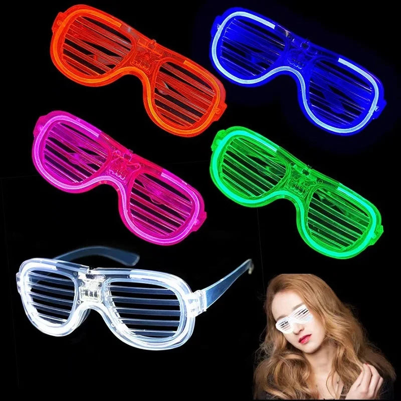 1/10 Pcs LED Luminous Scrunchies Glowing Hairband Girl Light Up Hair Scrunchy Birthday Party Headwear Supplies Hair Accessories