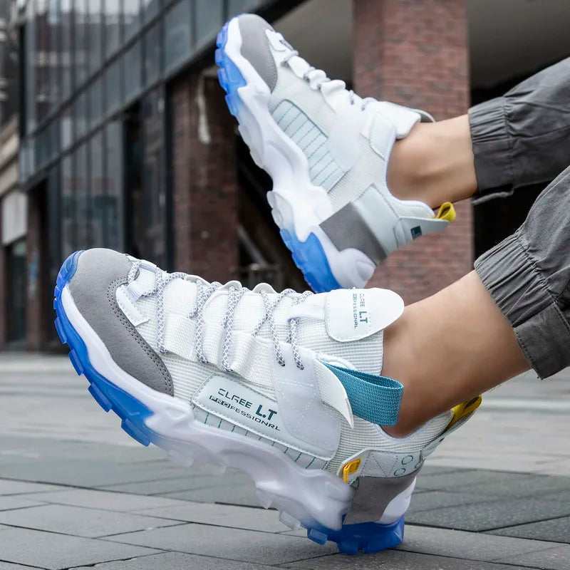 Women Casual plus size Shoes Fashion Breathable Walking Mesh Flat Shoe Sneakers Women Gym Vulcanized Shoes White Female Footwea