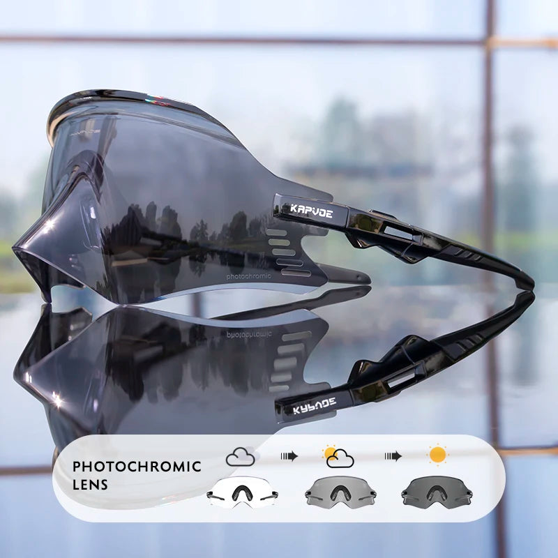 Kapvoe Cycling Sunglasses UV400 Protect Men Bike Sunglasses MTB Eyewear Outdoor Sport Goggles Bike Glasses Oculos De Ciclismo
