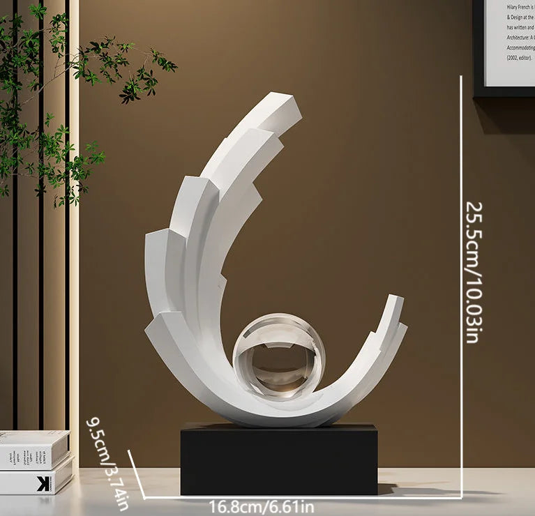 1Pc Collectible Figurine, Light Luxury Smooth Smooth Decoration Home Living Room Entrance Wine Cabinet Tv Cabinet Decoration Housewarming Opening Gift