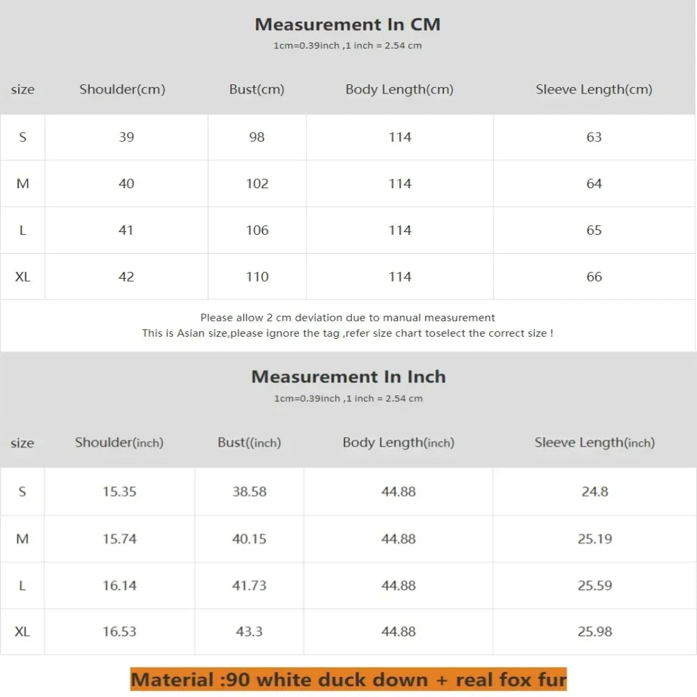 Real Fur Jacket 2024 Winter Women White Duck Down Jackets Ultra Light Warm Long Parkas Fox Fur Collar Female Hooded Snow Coats