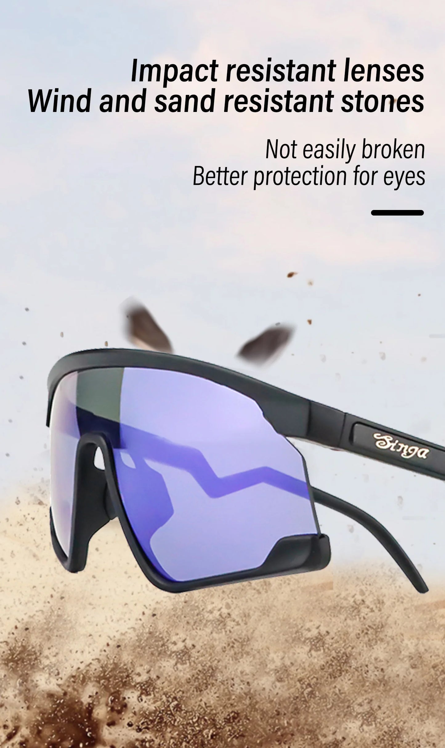 Outdoor Sport Sunglasses for Men Women Fashion Hiking Cycling Sun Glasses Goggles Male Shdes Anti Glare Mirror UV400