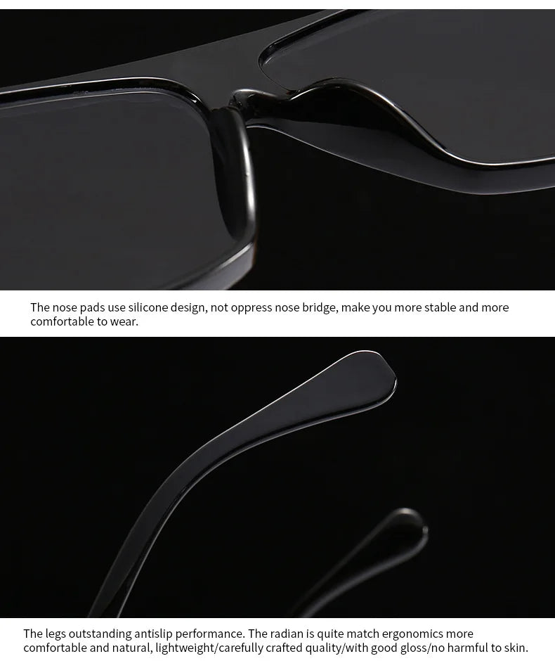 Retro Men's Sunglasses Square Sunglasses For Men Women Cyberpunk Style Glasses Anti Glare UV400 Go To Fishing Travel Driving