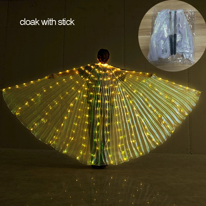 Glowing Decor  Supplies Luminous Cowboy hat  LED Pearlescent Cowboy  Cap Fashion Neon Light Hat For Party