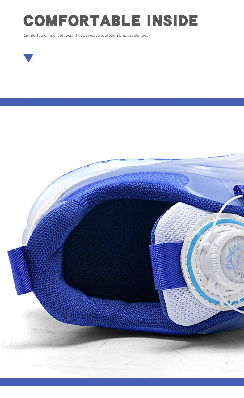 2 Wheels Children's Led Light Roller Skate Shoes Kids Boys Girls Glowing Sport Luminous Outdoor Sneakers Skateboard USB Charging