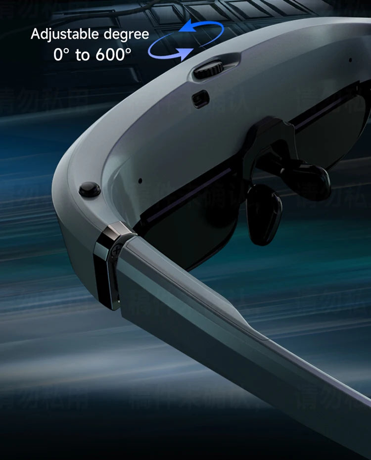 ENMESI V50 1080P HMD OLED High Brightness AR Glasses With Diopter 400inch HD Giant Screen Private Cinema