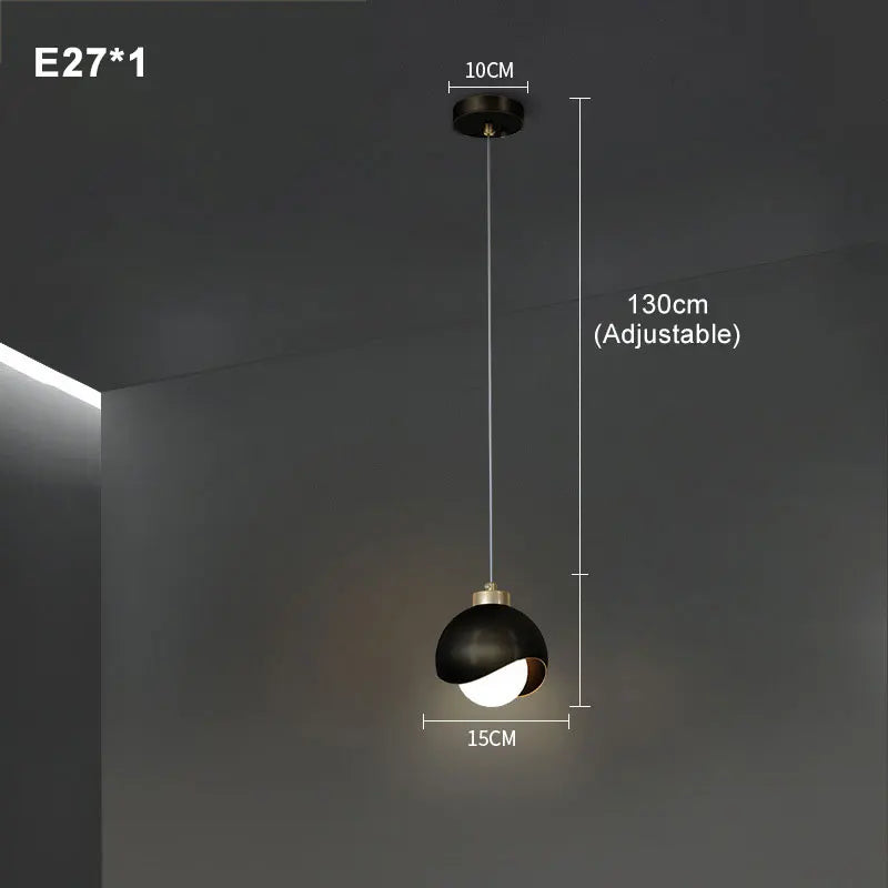 Nordic Luxury Crystal LED Chandelier Double Head Long Line Hanging Lamp For Home Decor Restaurant Bar Bedroom Pendant Lights