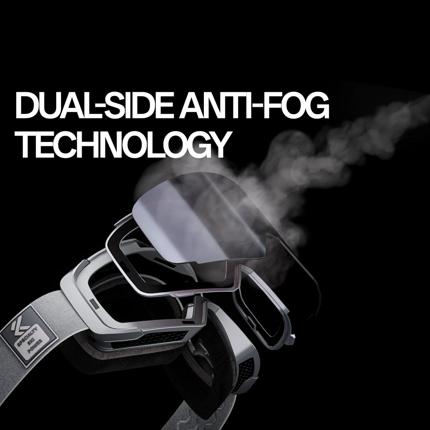 Kapvoe Men Outdoor Photochromic Snow Goggles Ski Goggles Winter Snowmobile Snowboard Anti-Fog Mask Women UV400 Sports Glasses