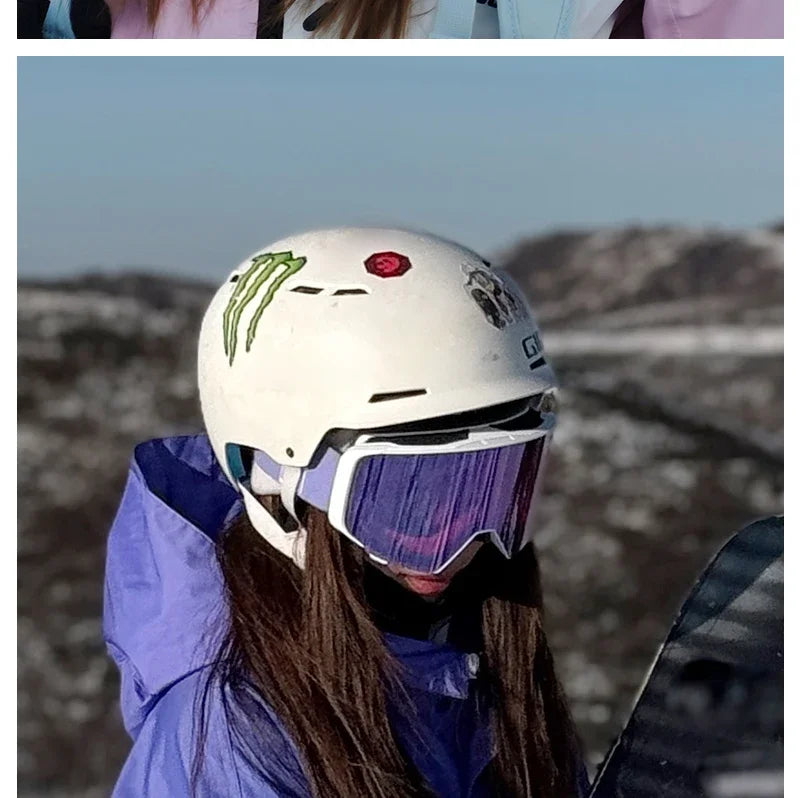 Kapvoe Men Outdoor Photochromic Snow Goggles Ski Goggles Winter Snowmobile Snowboard Anti-Fog Mask Women UV400 Sports Glasses