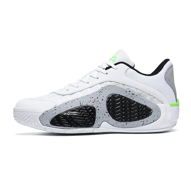 Men's Basketball Shoes Breathable Cushioning Non-Slip Wearable Runing Shoes Gym Training Athletic Basketball Sneakers for Women