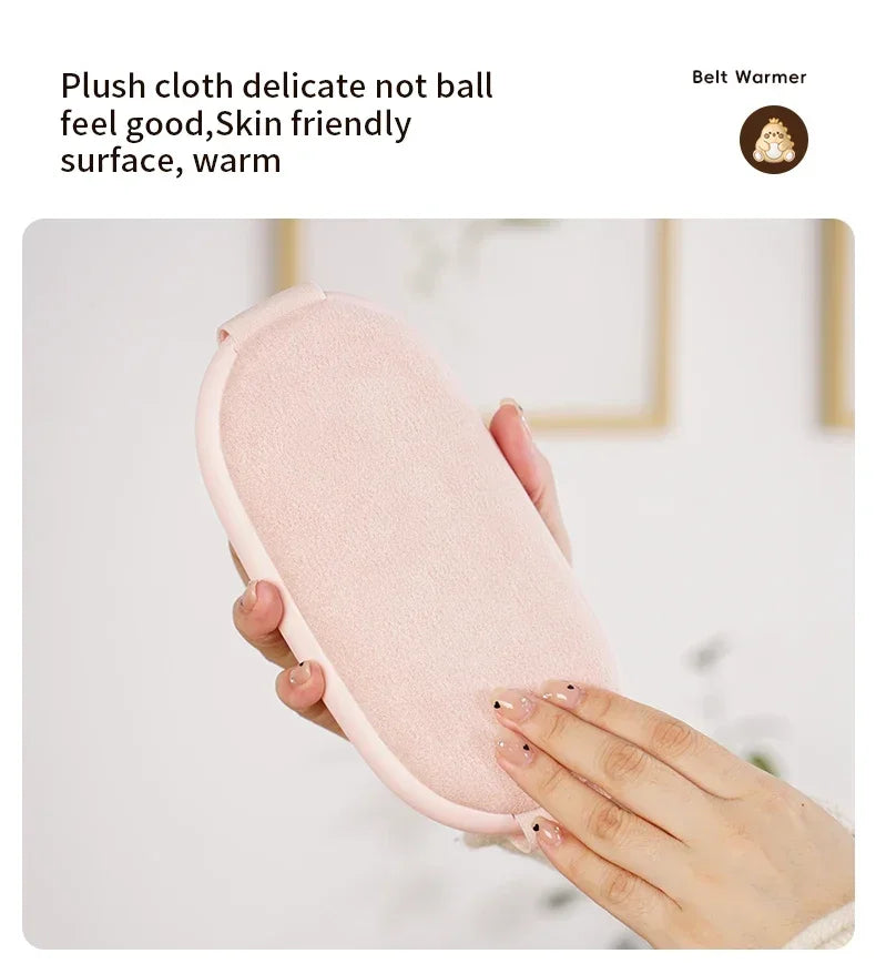 Menstrual Heating Pad Heated Massage Belt Menstrual Pain Relief Hot Compress Pad Abdominal Massage Period Warm Palace Belt