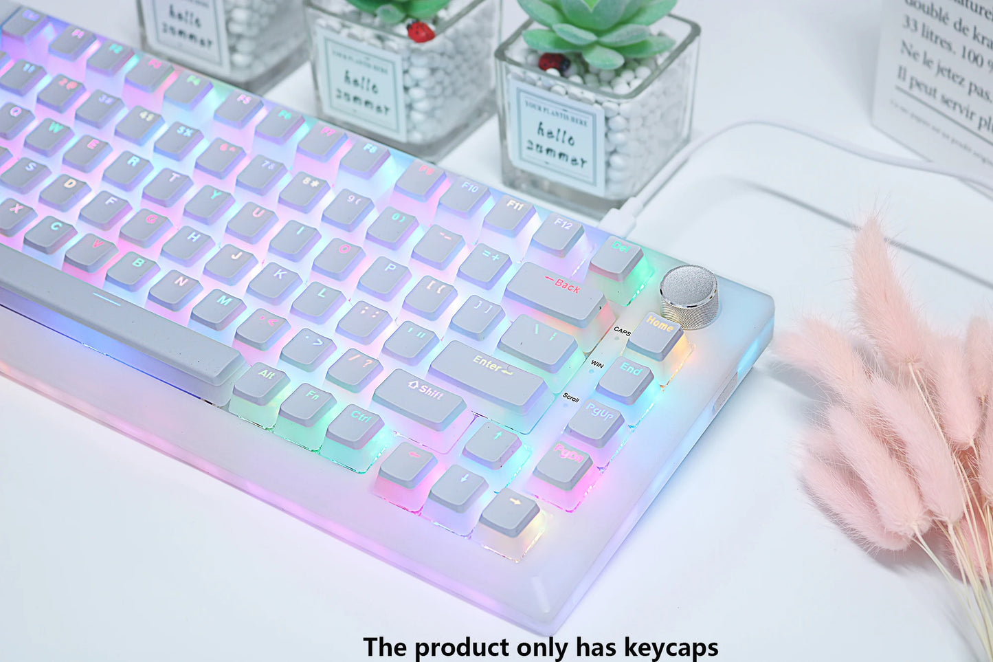 PBT Pudding Keycaps 129 keys Keycap OEM Profile Key cap For Mechanical Keyboard kit Mx Switch RGB backlit 87 104 Gamer Keyboards