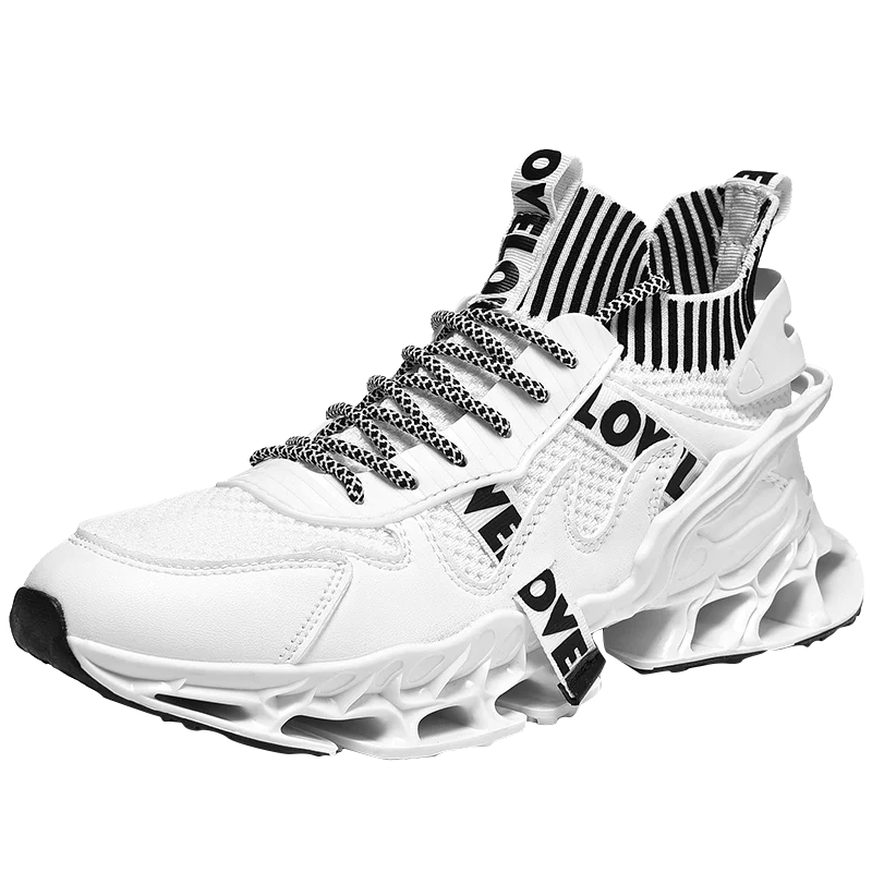 Men shoes Sneakers Male Luxury shoes Mens trend casual Shoes Trainer Race Breathable Shoes tenagers fashion blade running shoes